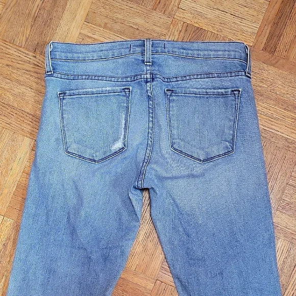 Flying Monkey Light Blue Skinny Jeans with Zipper Accents SIZE 27 - Picture 9 of 10